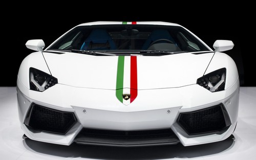 Lamborghini white cars car