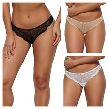 Gossard Superboost Lace Thong Womens Sexy Semi Sheer Lace Thongs 7716