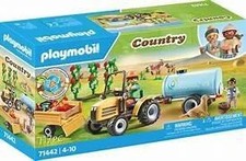 Playmobil 71442 Farm Tractor Trailer, Water Tank Clearance / Bargain RRP £44.99