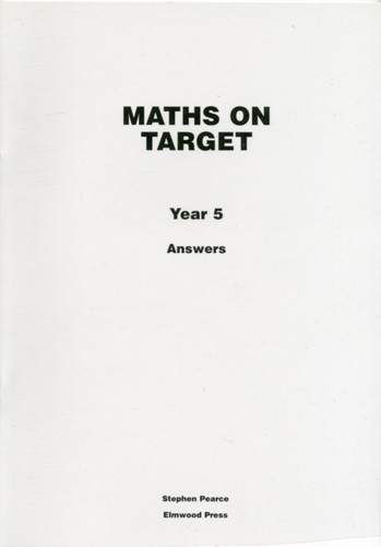 Maths target year answers - on,