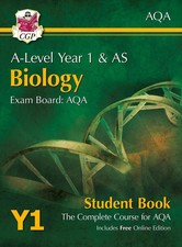 New A-Level Biology for AQA: Year 1 & AS Student Book with Online Edition-CGP B