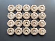 x20 60mm Wooden Wheels for