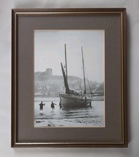 Framed Print Penzance Lugger