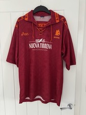 AS Roma Home Shirt Original Jersey 1994 1995 Vintage ASICS