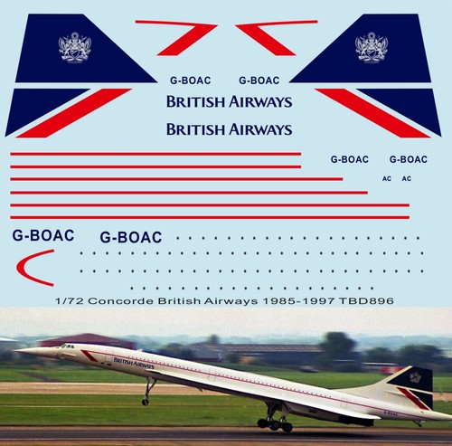 Decals for concorde - for,
