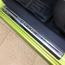 For Nissan Qashqai J11 Chrome Stainless Car Door Sill Kick Plate Protector Cvoer