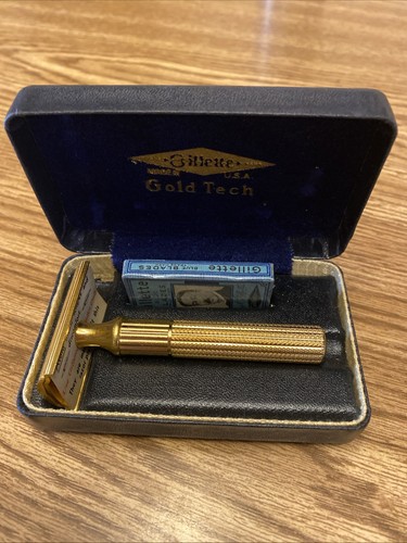Vintage 1940s gillette gold - vintage,