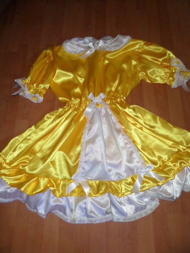 Abdl sissy yellow - yellow, white