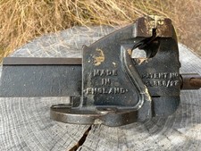 VINTAGE Record No. 2 BENCH VICE 3.5" Jaw - 4" Opened  - MADE IN ENGLAND 9.9 kg