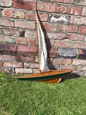 Vintage Pond Yacht Sailing