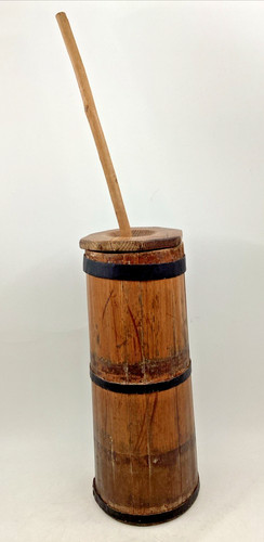 Antique wood butter - antique,