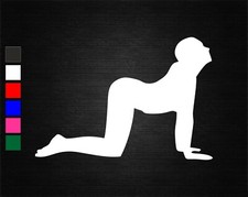 YOGA POSITION #3 VINYL DECAL