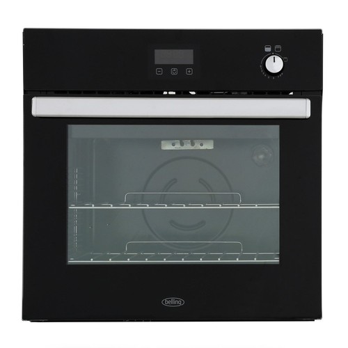 Belling single gas oven black - single,