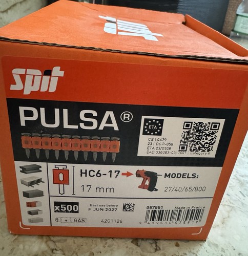 Spit pulsa hc6 17mm gas - spit,