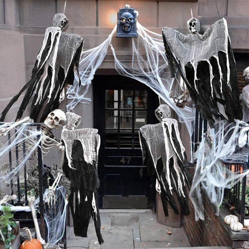 Halloween hanging skeleton - halloween,