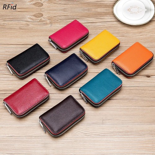 Genuine leather rfid credit - rfid,