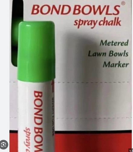 Lawn bowls spray chalk colour - bowls,