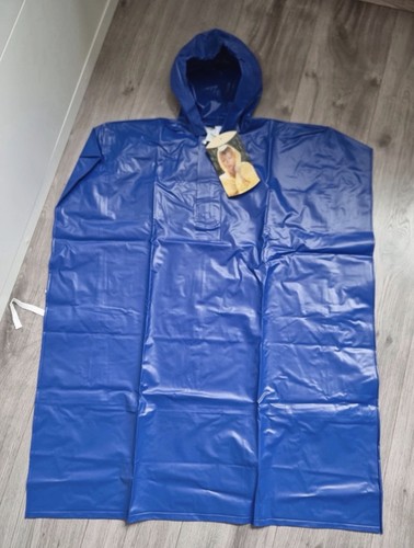 Vintage pvc rain cape - pvc,