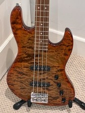 Sadowsky Custom Shop 4-string Bass, 21 Fret J/J Quilted Maple, 2021, Excellent