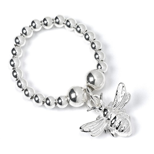 Sterling silver ball bead ring - sterling,