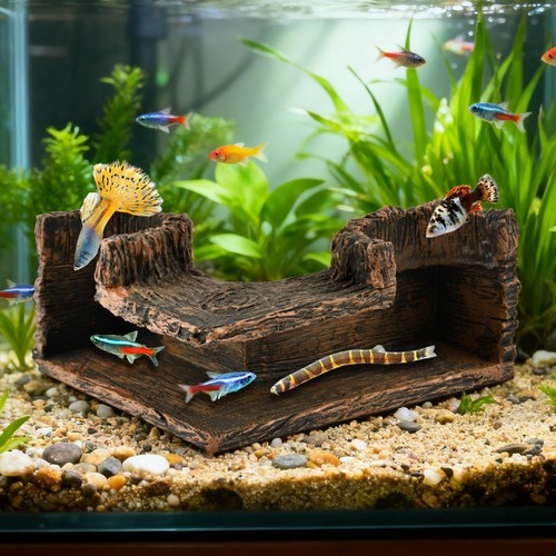 Aquarium corner cave for - cave,