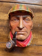 Legend Products SHERLOCK HOLMES 6x4" VINTAGE Wall Plaque CHALKWARE Bossons 1981