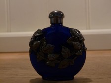 Vintage Silver Scenes Blue