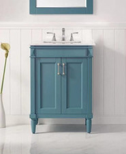 750MM Green Vanity Unit Basin