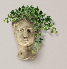 Wall hanging head - wall,