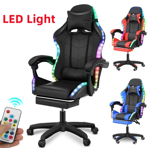 Gaming chair with rgb led - rgb,