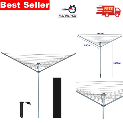 Space saving 30m rotary - 30m, airer