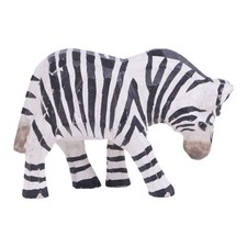 Wood Carved Zebra Decoration
