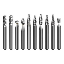10Pcs 6mm  Rotary Burr Bit TCT