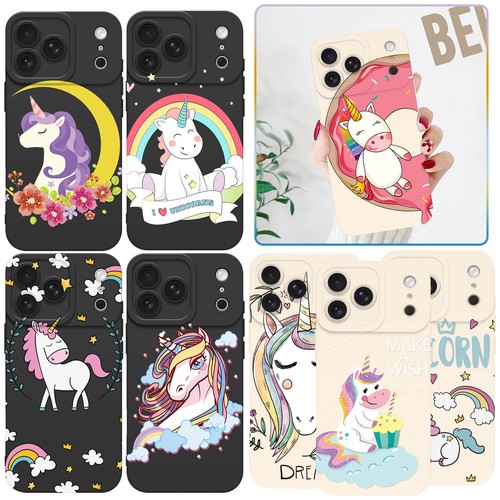 Cartoon unicorn phone case - unicorn,