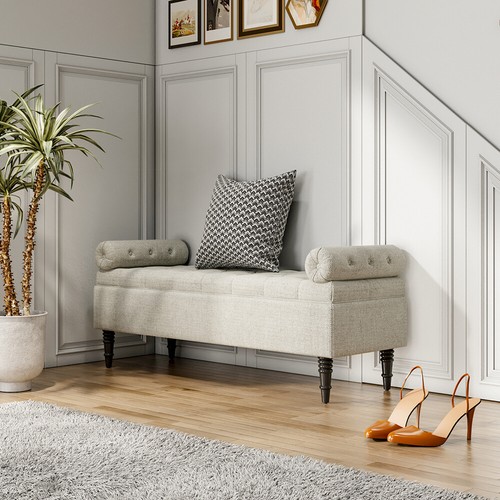 Upholstered bed end - bed, ottoman