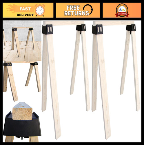 Plastic sawhorse brackets for - plastic,