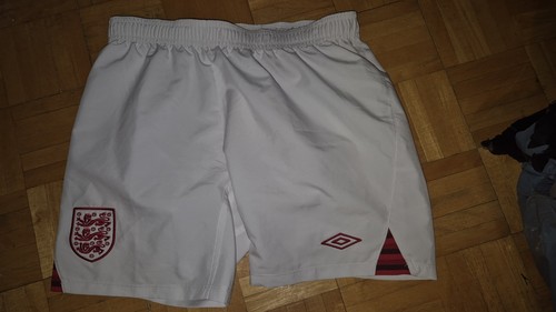 White england football shorts - football,