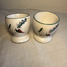 Pair of Denby Greenwheat