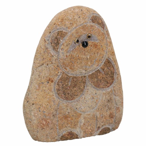 Small teddy bear river - bear, rock