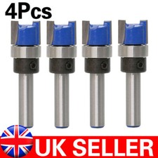 4x Router Bits  1/4" Template