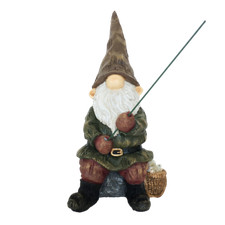 Gnome Fishing Ornament