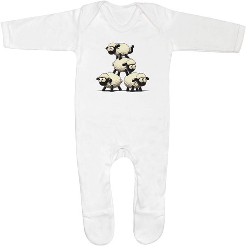 Acrobat sheep baby romper - sheep',
