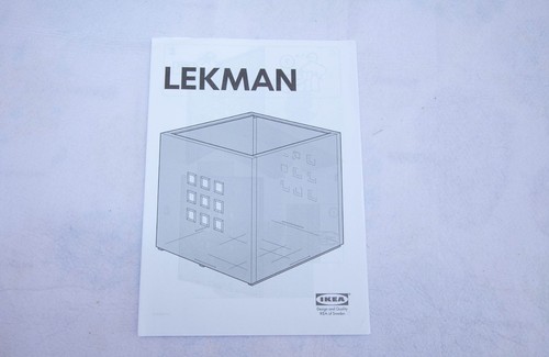 Ikea lekman box storage cube - box,