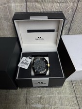 TW Steel Lotus Renault GP Chronograph Watch Black Gold Authentic