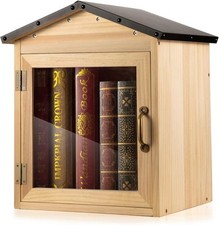 Little Library Box Outdoor - Free Kit for Sharing Books, A, Wood 