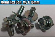 5x Metal Hex Bolt With Captive