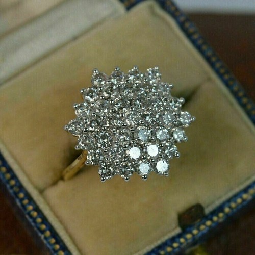 Round diamond cluster - ct,