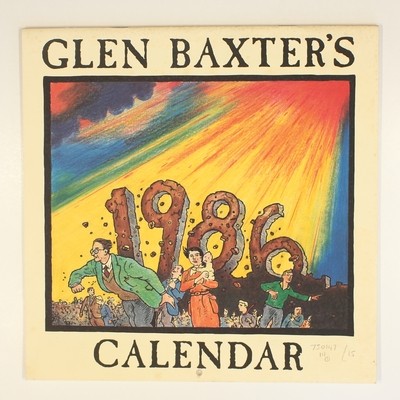 Glen baxter calendar 1986 - baxter's,