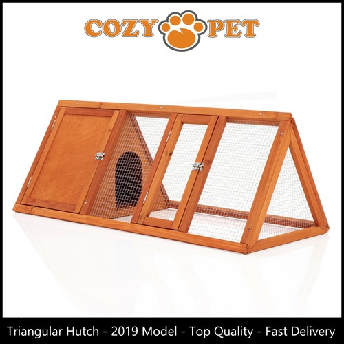 Triangular rabbit hutch - hutch, by