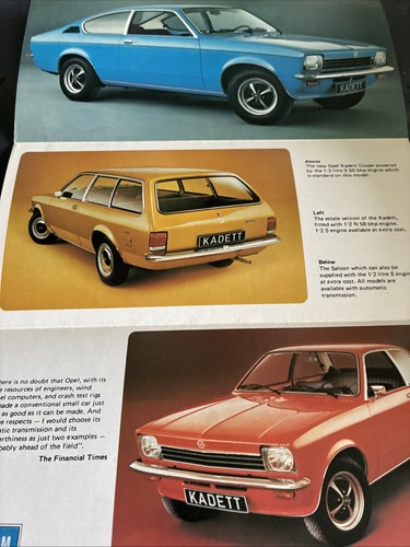 The opel kadett models - opel,